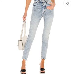 NWT Free People Zuri High-Rise Light Blue Jeans